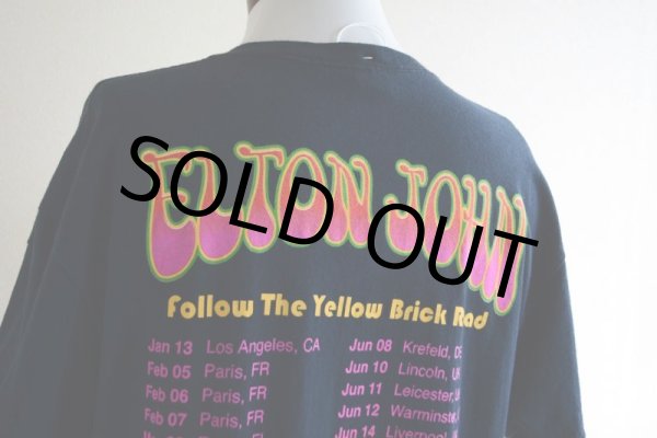 画像12: 2000s〜 ELTON JOHN GOODBYE YELLOW BRICK ROAD 2016 WORLD TOUR Tシャツ　 表記L  (12)
