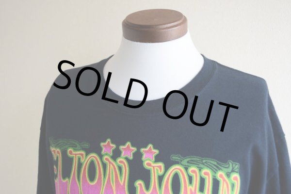 画像7: 2000s〜 ELTON JOHN GOODBYE YELLOW BRICK ROAD 2016 WORLD TOUR Tシャツ　 表記L  (7)