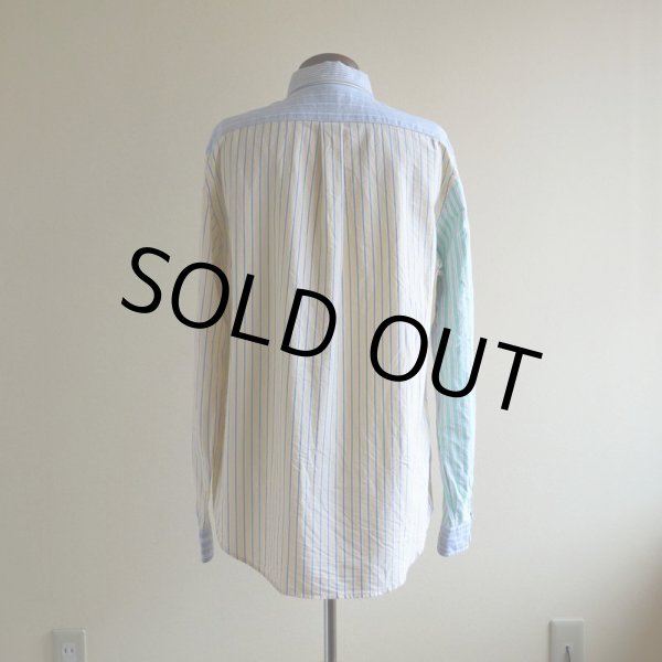 画像3: RalphLauren オックスフォードBDシャツ　 クレイジーパターン　 表記L  (3)