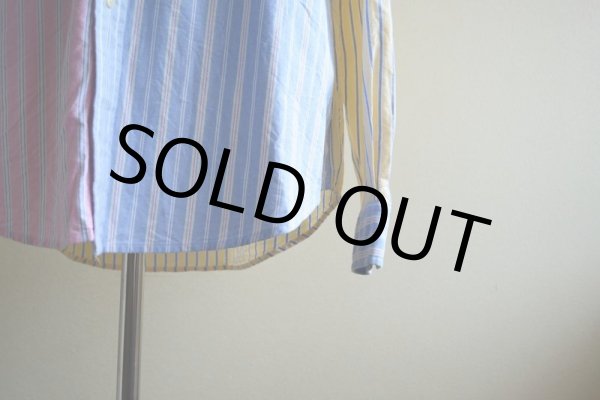 画像7: RalphLauren オックスフォードBDシャツ　 クレイジーパターン　 表記L  (7)