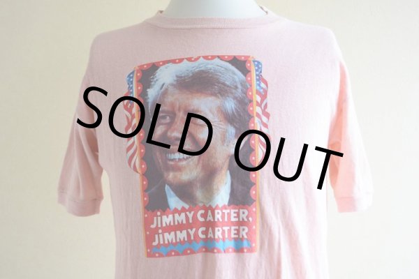 画像8: 1970s〜 JIMMY CARTER パキ綿Tシャツ　 表記L  (8)