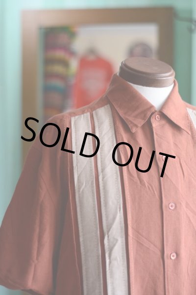 画像3: HAVANA SHIRT Co. ラインデザインレーヨンシャツ　 表記L  (3)