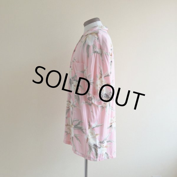 画像4: TWO PALMS レーヨンアロハシャツ  表記L  (4)