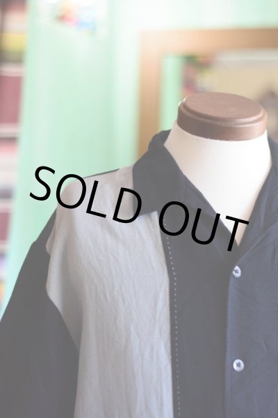 画像3: ツートンロカビリーシャツ  表記S  (3)