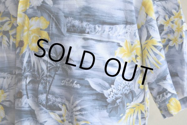 画像7: HO ALOHA アロハシャツ  表記M  (7)