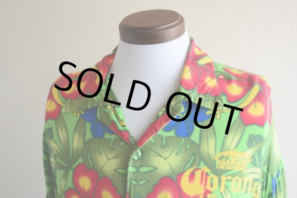 画像5: Corona Extra レーヨンアロハシャツ　 表記XXL  (5)