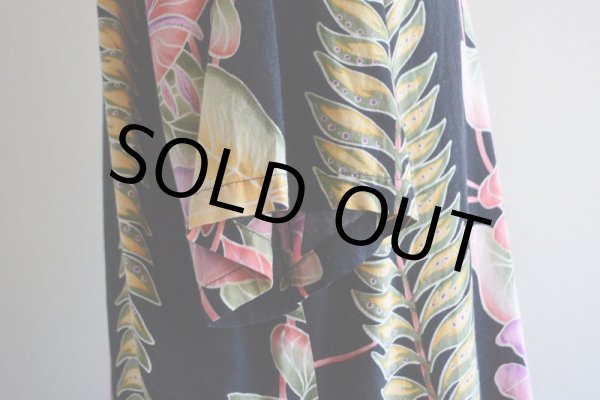 画像8: HILO HATTIE ボーダーパターンアロハシャツ  COTTON×RAYON  実寸L-XL  (8)