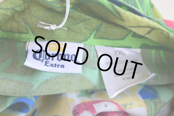 画像12: Corona Extra レーヨンアロハシャツ　 表記XXL  (12)