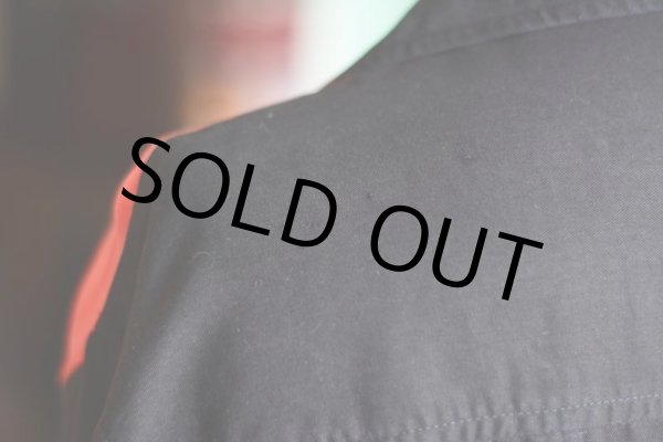 画像6: STRANGELY NORMAL レーヨンロカビリーシャツ　 赤黒ツートン　 表記M  (6)