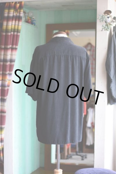 画像2: ツートンロカビリーシャツ　 表記S  (2)