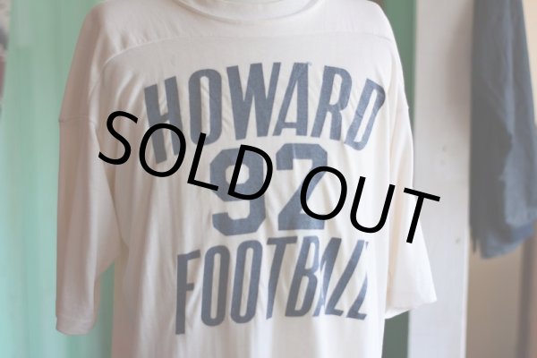 画像4: 1970s Champion ナンバリングフットボールTシャツ  HOWARD UNIVERSITY  表記XL  (4)