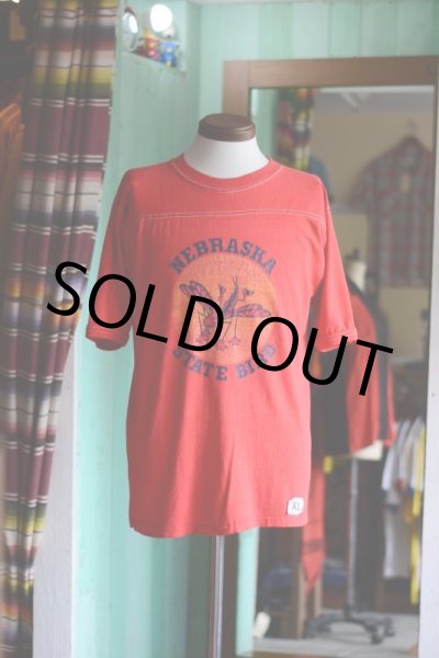 画像2: 1980s フットボールTシャツ　 表記XL  (2)