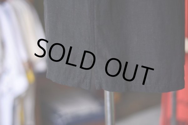 画像7: SILK×LINEN S/S SHIRT　 BLK×PNK　 表記M　 [HamburgCafe ORIGINAL RE-MAKE]  (7)