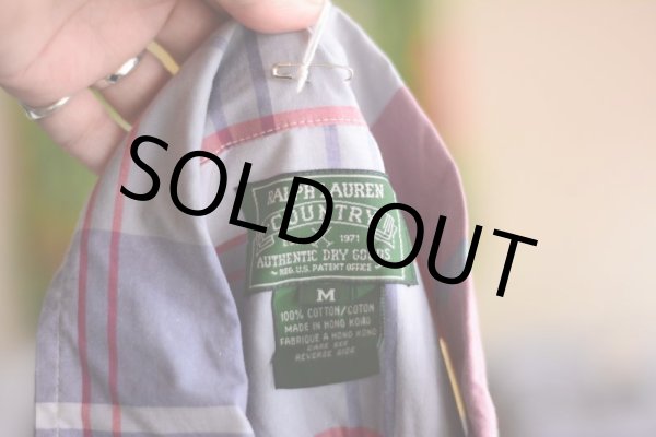 画像4: 1990s RALPH LAUREN COUNTRY コットンチェックシャツ　 表記M  (4)