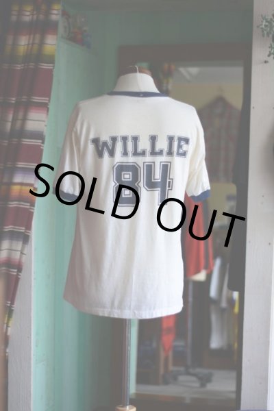 画像3: 1980s WILLIE NELSON リンガーTシャツ  両面プリント  表記L  (3)
