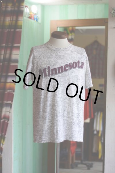 画像2: 1990s MINNESOTA マップTシャツ  表記L  (2)