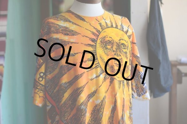 画像4: 1990s LIQUID BLUE SUN & MOON 総柄Tシャツ  表記XL  (4)