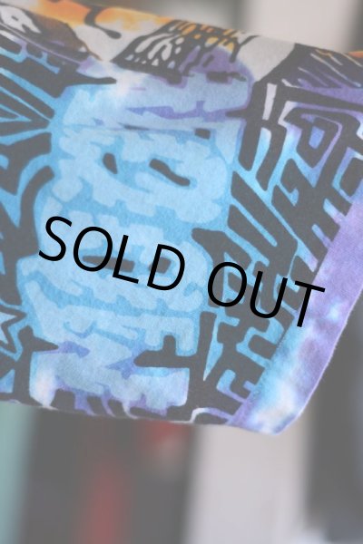 画像10: 1990s LIQUID BLUE SUN & MOON 総柄Tシャツ  表記XL  (10)