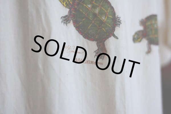 画像5: 1990s WILDCOTTON カメTシャツ  表記XL  (5)