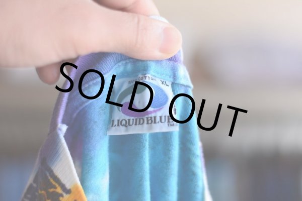 画像11: 1990s LIQUID BLUE SUN & MOON 総柄Tシャツ  表記XL  (11)