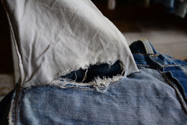 画像11: 1960s LEVI'S 505E カットオフ  実寸W35  (11)