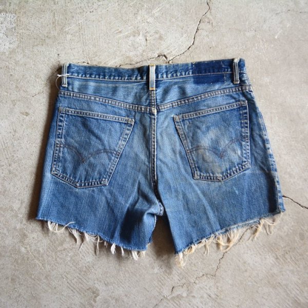 画像2: 1960s LEVI'S 505E カットオフ  実寸W35  (2)