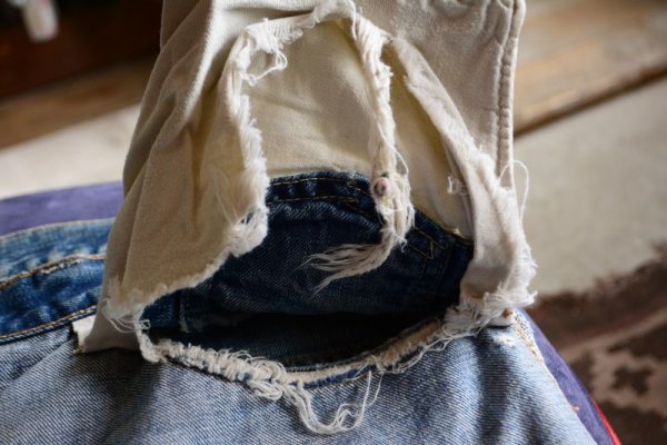画像9: 1960s LEVI'S 505E カットオフ  実寸W35  (9)