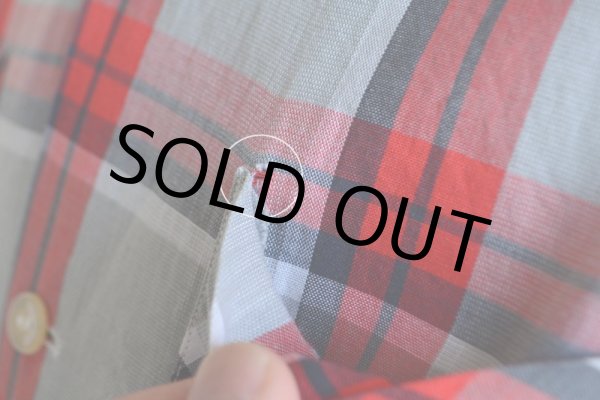 画像9: 1950s PENNEY'S TOWNCRAFT オープンカラーシャツ  COTTON  表記S  (9)