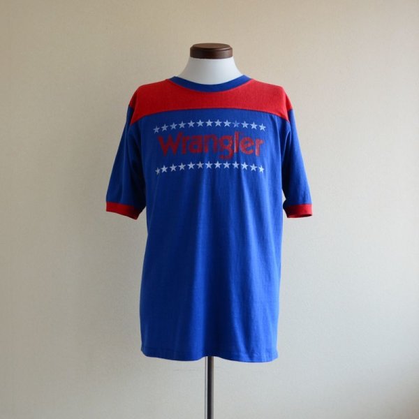 画像1: 1970-80s WRANGLER フットボールTシャツ　 表記L  (1)