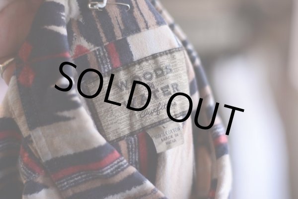 画像6: WOOD＆WATER ネイティブ柄コットンシャツ　 表記L  (6)