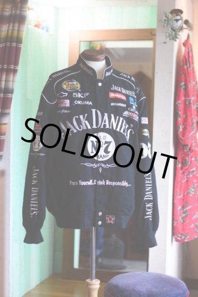 画像2: JACK DANIEL'S レーシングジャケット  表記L  (2)