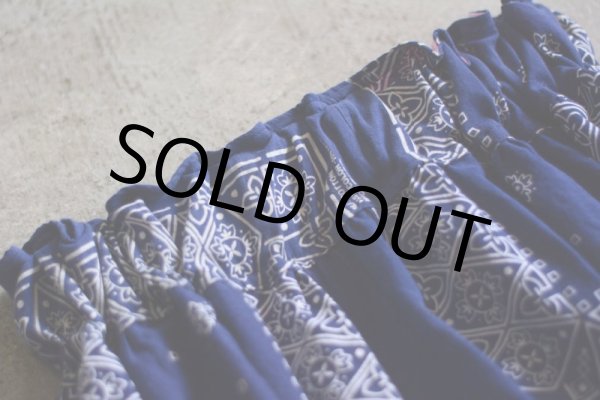 画像11: VINTAGE Bandana Skirt /NVY　 [HamburgCafe ORIGINAL RE-MAKE]  (11)