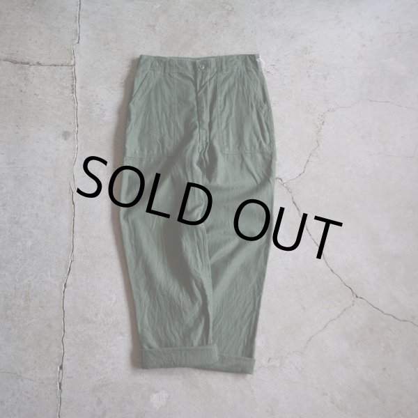 画像2: 1960s US.ARMY コットンベイカーパンツ  表記32×33  (2)