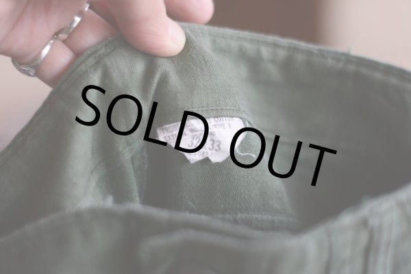 画像5: 1960s US.ARMY コットンベイカーパンツ  表記32×33  (5)