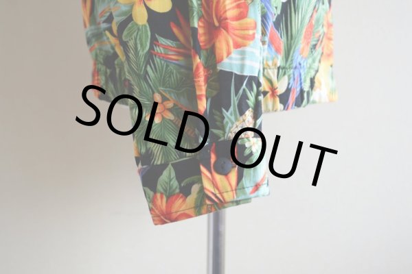 画像8: C.B.Casual トロピカル柄コットンジャケット　 表記L  (8)