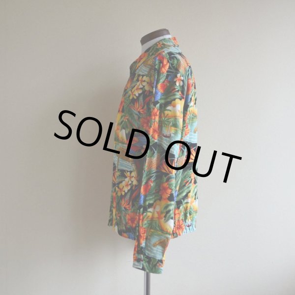 画像4: C.B.Casual トロピカル柄コットンジャケット　 表記L  (4)