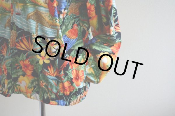 画像6: C.B.Casual トロピカル柄コットンジャケット　 表記L  (6)