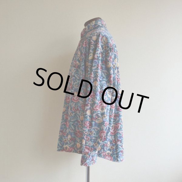 画像4: 1990s 花柄コットンシャツ　 実寸L  (4)