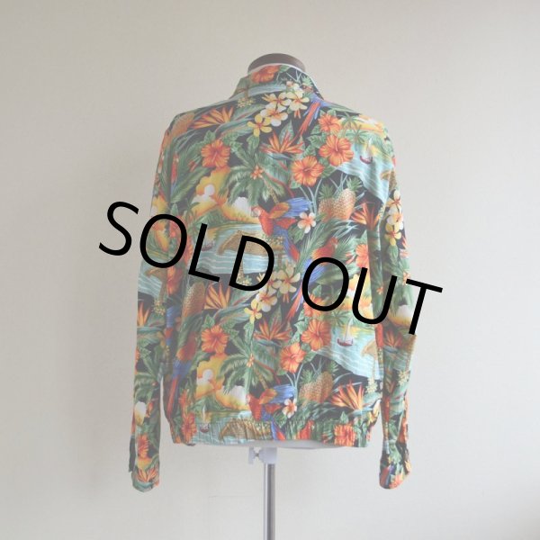 画像3: C.B.Casual トロピカル柄コットンジャケット　 表記L  (3)