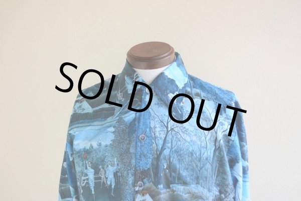 画像6: 1970s VAN HEUSEN ポリエステルシャツ　 表記M  (6)