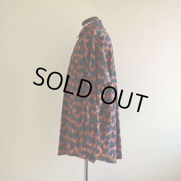 画像4: ニワトリ柄コットンシャツ  実寸L  (4)