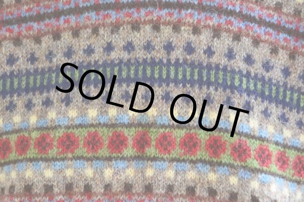 画像8: ALAN FLUSSER フェアアイルセーター  表記XL  (8)