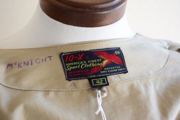 画像5: 1960s 10-X シューティングジャケット  表記42  (5)