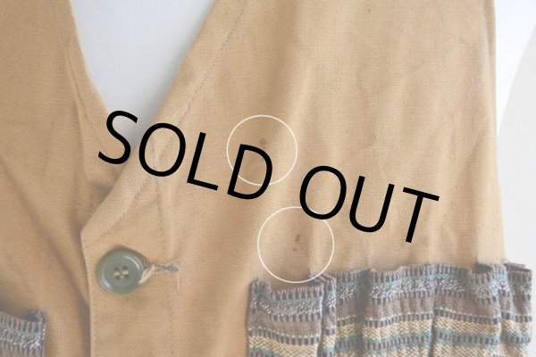 画像9: 1960s〜 FALCON BRAND ハンティングベスト　 表記L  (9)