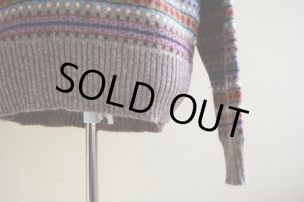 画像9: ALAN FLUSSER フェアアイルセーター  表記XL  (9)