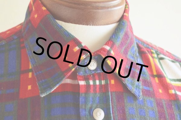 画像7: ABRAMS コーデュロイシャツ  表記M  (7)