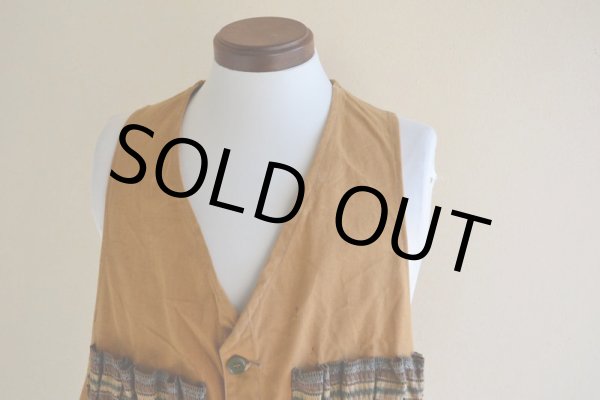 画像6: 1960s〜 FALCON BRAND ハンティングベスト　 表記L  (6)