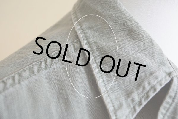 画像11: 1940-50s US.ARMY M-47 HBTユーティリティシャツ  実寸M  (11)