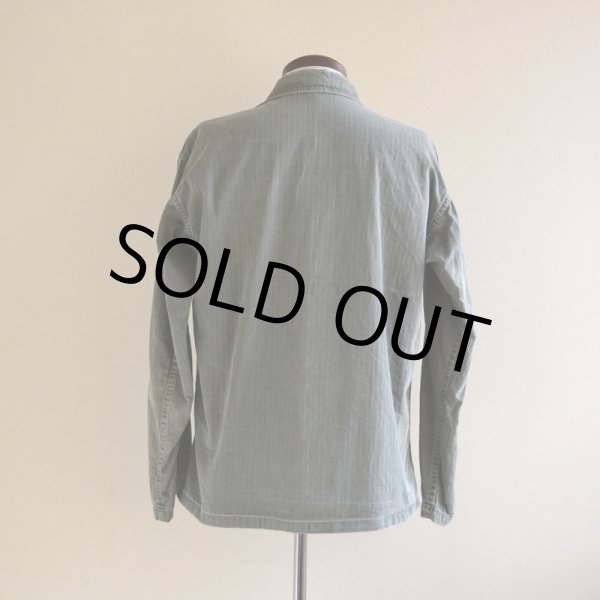 画像3: 1940-50s US.ARMY M-47 HBTユーティリティシャツ  実寸M  (3)