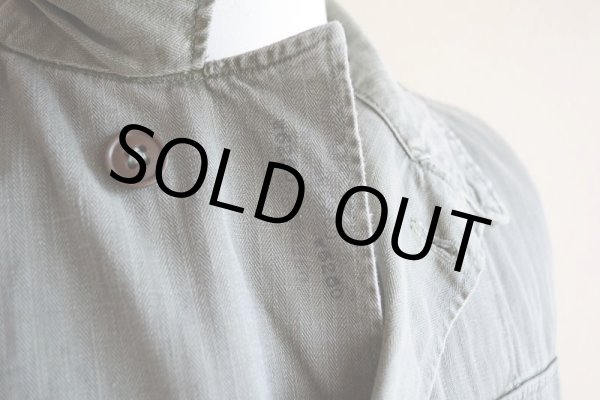 画像6: 1940-50s US.ARMY M-47 HBTユーティリティシャツ  実寸M  (6)